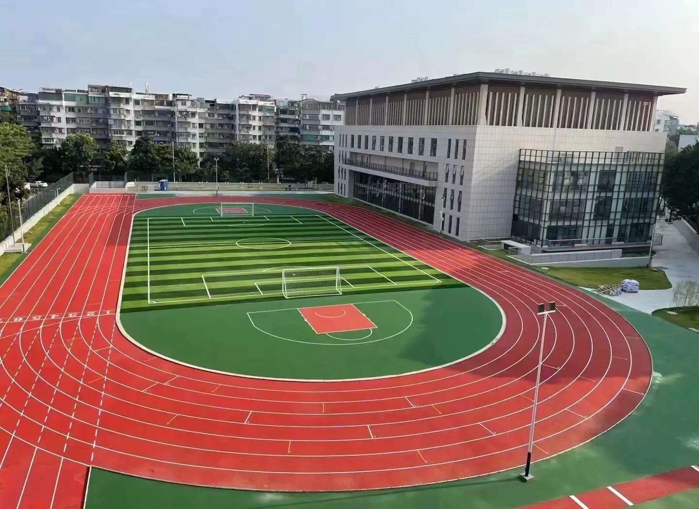 亳州市人造草坪塑胶篮球场 - 厂家